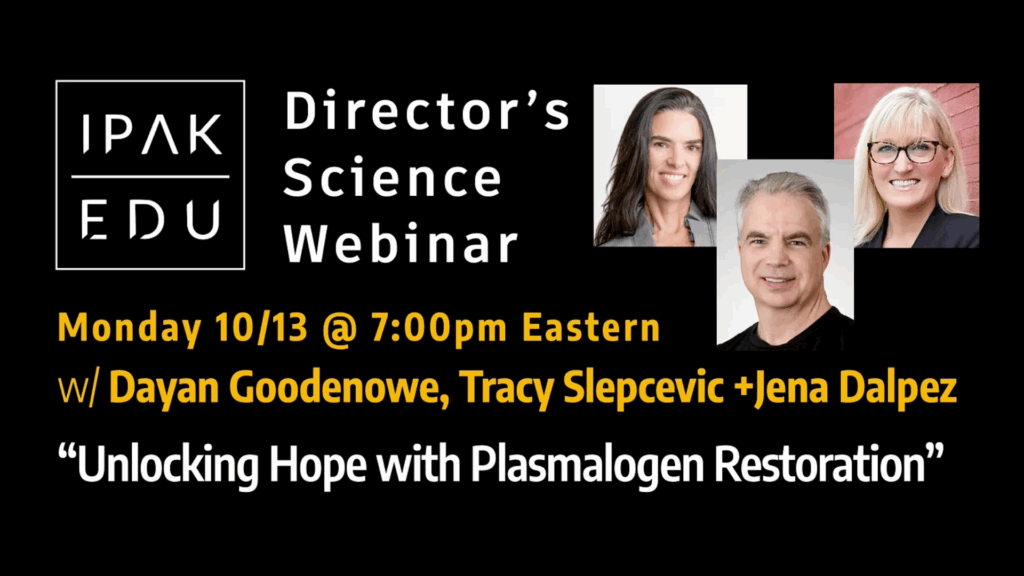 Unlocking hope with plasmalogen restoration