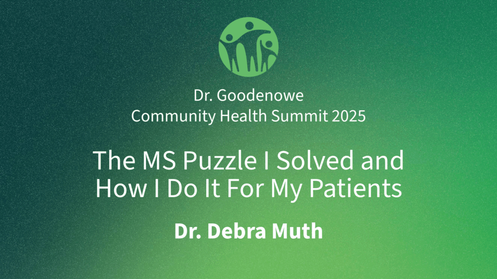 Dr Muth at the Community Health Summit 2025