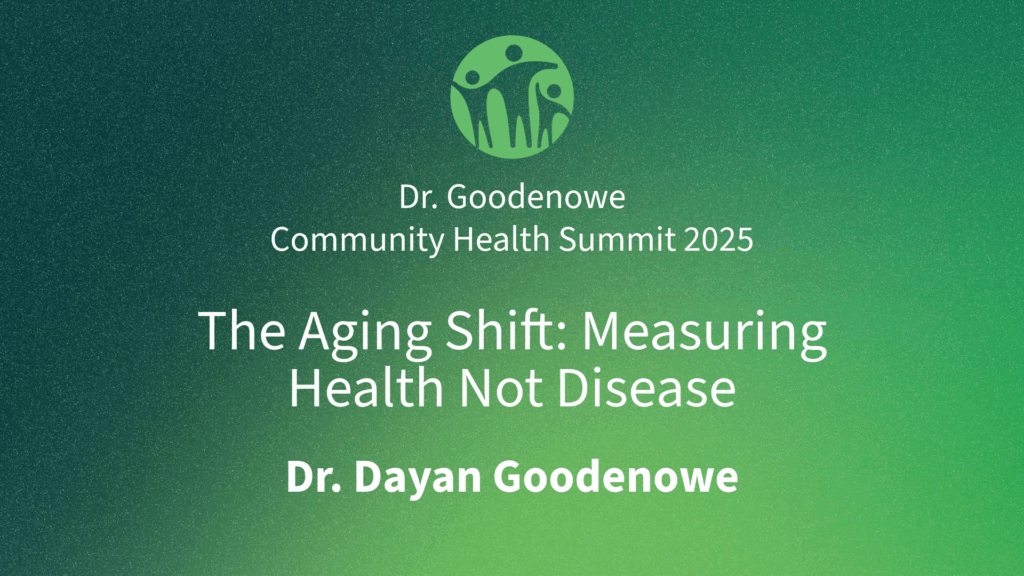 Meauring Health not Disease